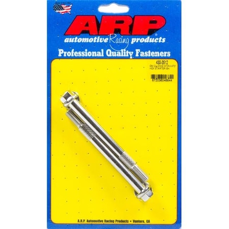 Arp ARP 430-3512 10 mm x 4.47 in. 6 Point Stainless Steel Starter Bolt Kit ARP430-3512